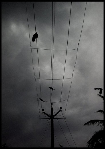 When it rains. The mood resonated in the snap.