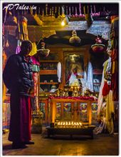 A Blessing from Lama at Langja Monastery Kaza,HP,IN: by akashdeep, Views[605]
