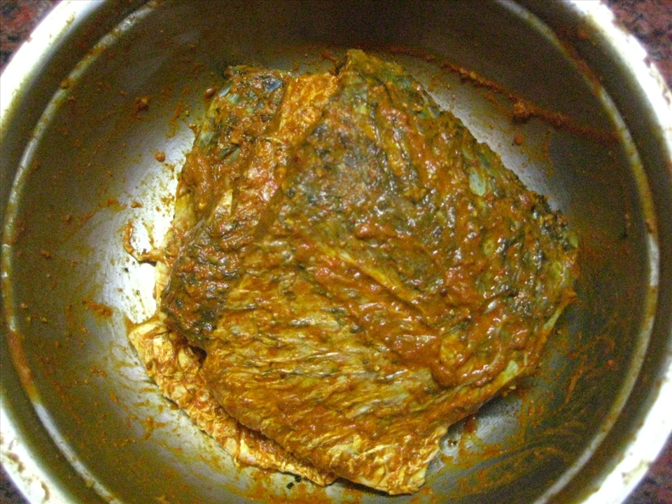 Marinated Fish steaks