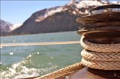 The winch with the beauty of Resurrection Bay in the background. : by akshoelace, Views[339]