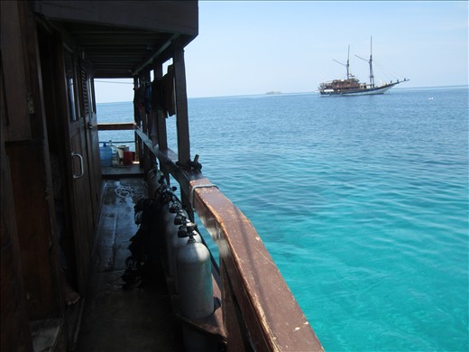 En route pour la plongee