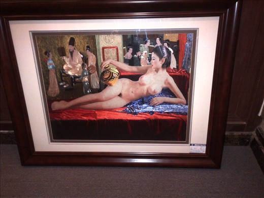 Elle voulait se faire peindre