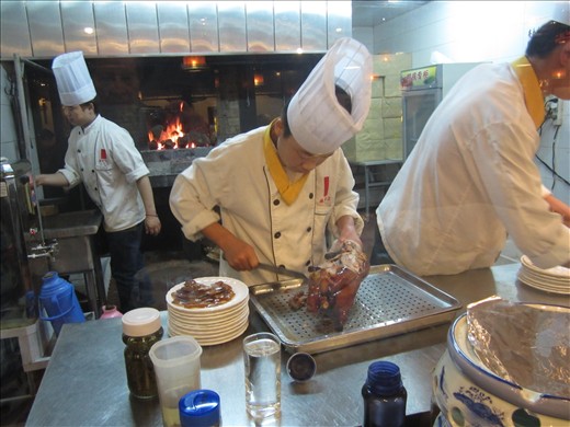 Préparation canard laqué a Beijng