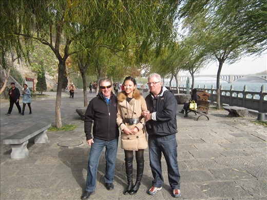 Alain, chinoise, Martin aux grottes de Longmen