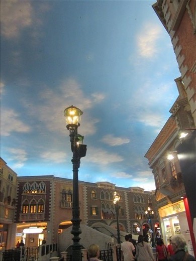 Casino vénitien, vue intérieur du ciel