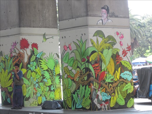 Beaux graffitis Medellin