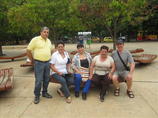 Avec Colombiens rencontré sur Turibus