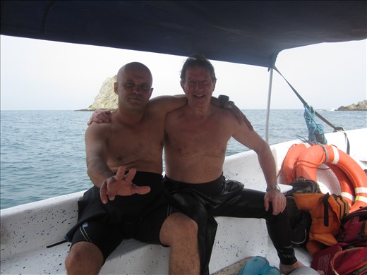 après 1ère plongée, toujours vivant