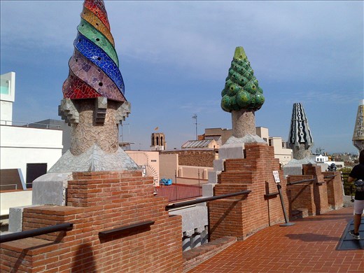 Les cheminées de la maison de Palau Güell