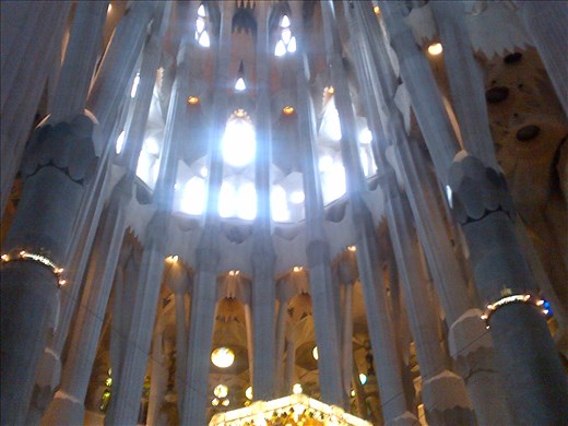 La Sagrada Familia à l`intérieur