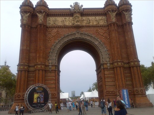 L`Arc de Triomphe à Barcelone