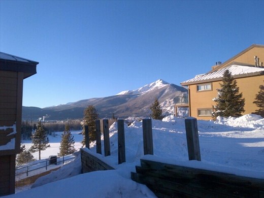 Vue de notre condo à Frisco