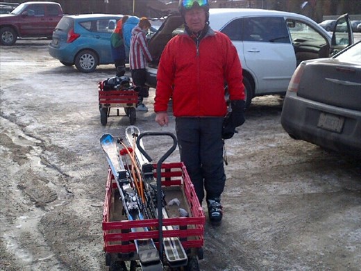 Transport d'équipement à Keystone