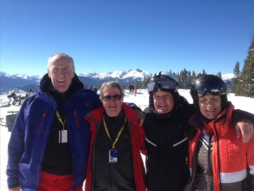 Mike, Alain,Pierre, Solange à Beaver Creek