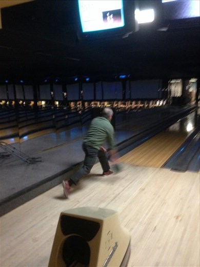 On a joué au bowling aussi, parties nulles 7 à 7