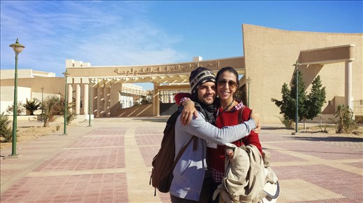 Seida and I in Tozeur