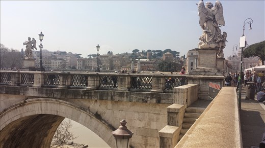 A gorgeous bridge near Vatican City