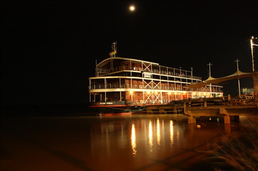 The momentary glories that remain in history, the long gone river cruise that goes away with memories. 