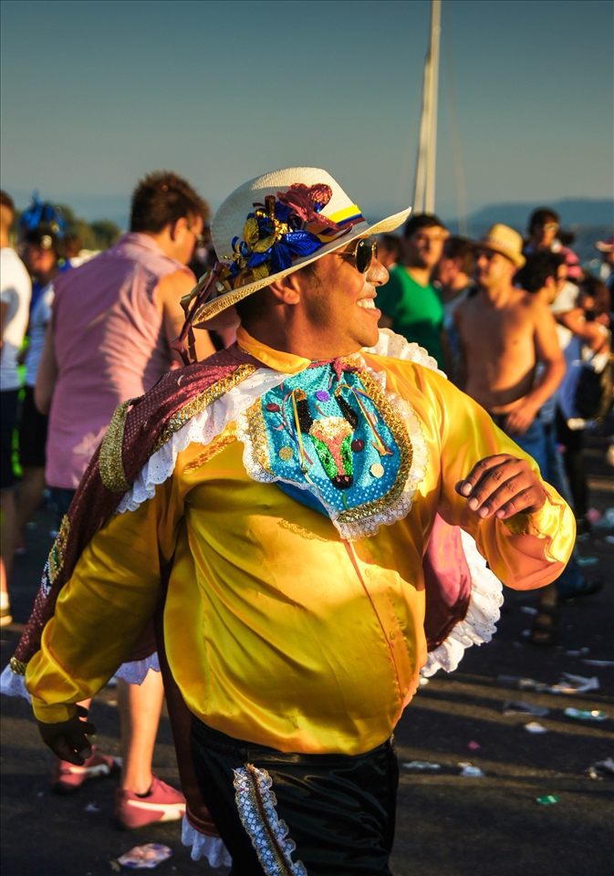 Switzerland - Street parade Zurich.Do you see that joy in his face?