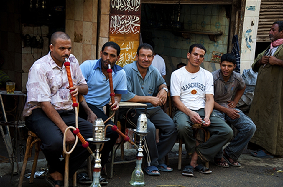 Shisha smoking, the most popular in leisure time & even work.