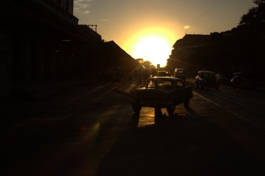 Sunset in Old La Havana, the 