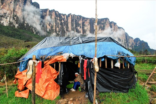 Base Camp, located at the base of Mt.Roraima. A good place to rest