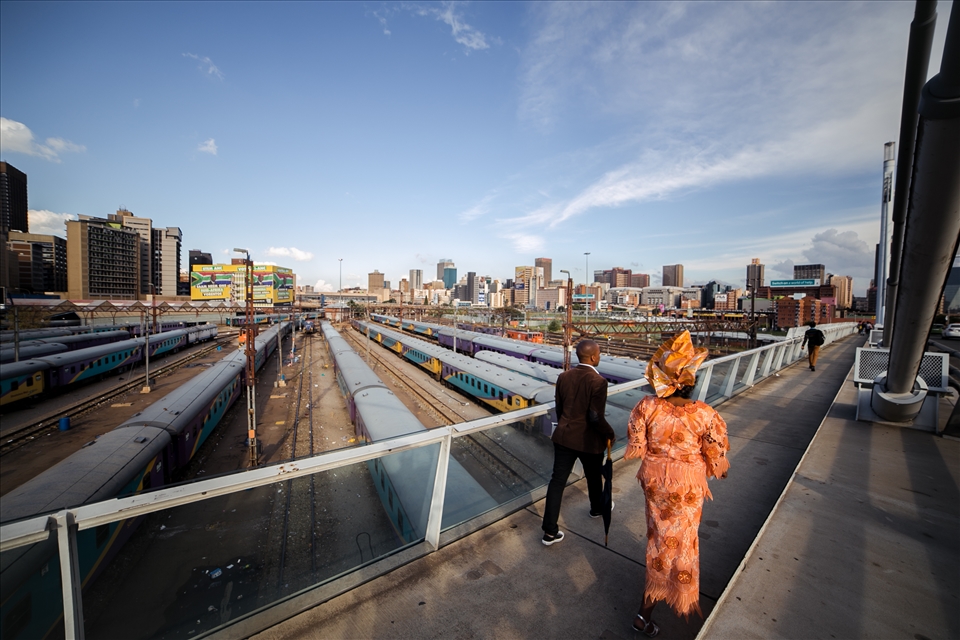 View of Joburg and its people...from the Mandela Bridge