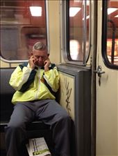Man in the subway. September 2014, Budapest, Hungary: by alessiacarrara, Views[282]