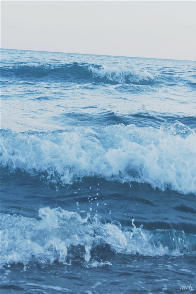 I need the sea because it shows how I feel when I don't have words.