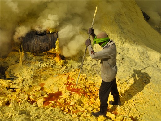 To breath in this kind of environment a distinctive struggle was needed.