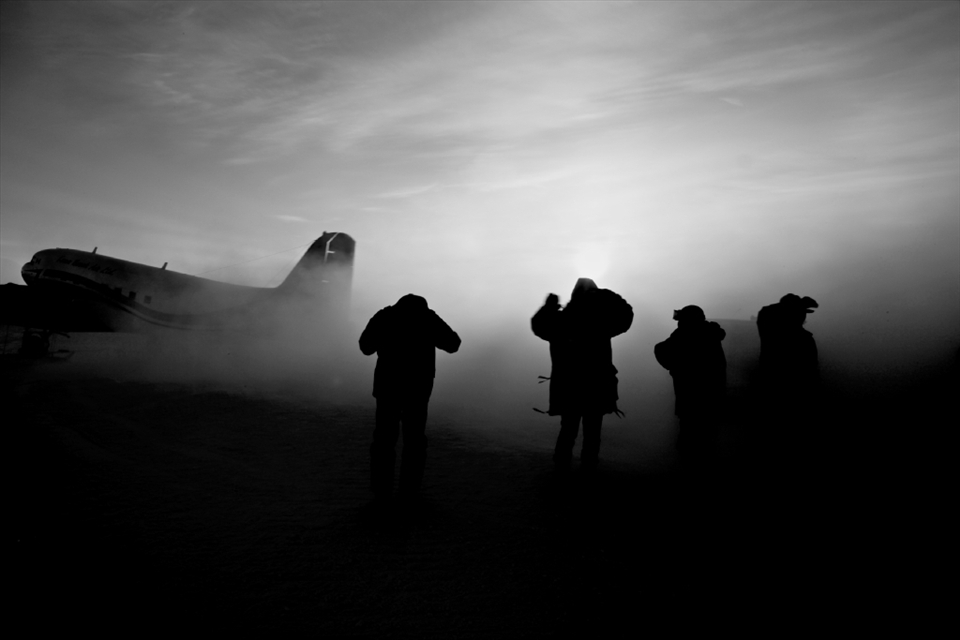 At the beginning of February, the last plane left Concordia Station, one of only three manned inland Antarctic stations.  I took this with Frank Hurley's shot he took 100 years ago of Sir Ernest Shackleton rowing off Elephant Island to try to reach South Georgia, to raise the alarm and to rescue his men.  Here at Concordia, you soon left after a blast of ice to the face from the DC3 plane engines, to contemplate your fate.  We were left standing as a team of 13 people, to begin a stretch of 9 months of complete isolation, where the temperature drops so low (-80C) that no plane fly in to rescue you.  You are about to experience the best and worst the Antarctic winter has to offer. 

The 9 month period of complete isolation is important as it is used to mimic the conditions for long distance class spaceflight missions, for example where it would take 8-9 months to reach Mars (one way) with currently technology.  It also allows scientists to study how teams can operate as they would isolated on the surface of Mars.

Welcome to one of the world's greatest and most peculiar journeys.
