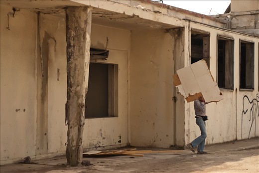 Most immigrants avoid cameras because of their illegal presence in Greece.