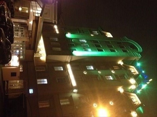 Hotel Katerina at night 