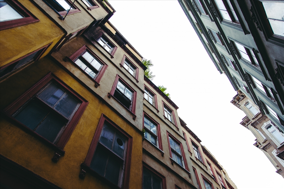 The architecture in Istanbul's alleyways are dominatingly beautiful.