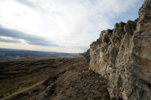 At approximately 100m away from the church there is a calcareous mountain.Stones were carried from this mountain to build the church.On the other side of the mountain is a vast forrest.