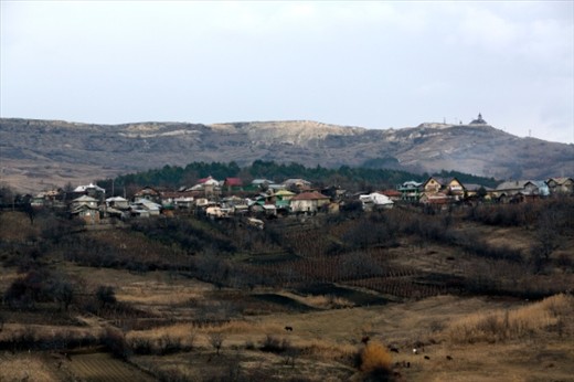 As you enter Naieni village, you can see the church  on the top of the hill Colarea at an altitude of approximately 600 meters.