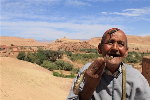 The crazy scorpian man