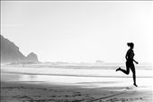running into the sea as if trying to get into the landscape and be part of that universe: by alfarroba, Views[722]
