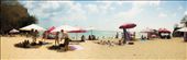i took this photo from padang padang beach in Bali, Indonesia. with many activity on the beach sunbathing, swimming, playing, everything at once.: by alfons, Views[1059]