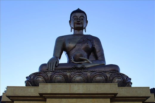 Buddha watching over Thimpu