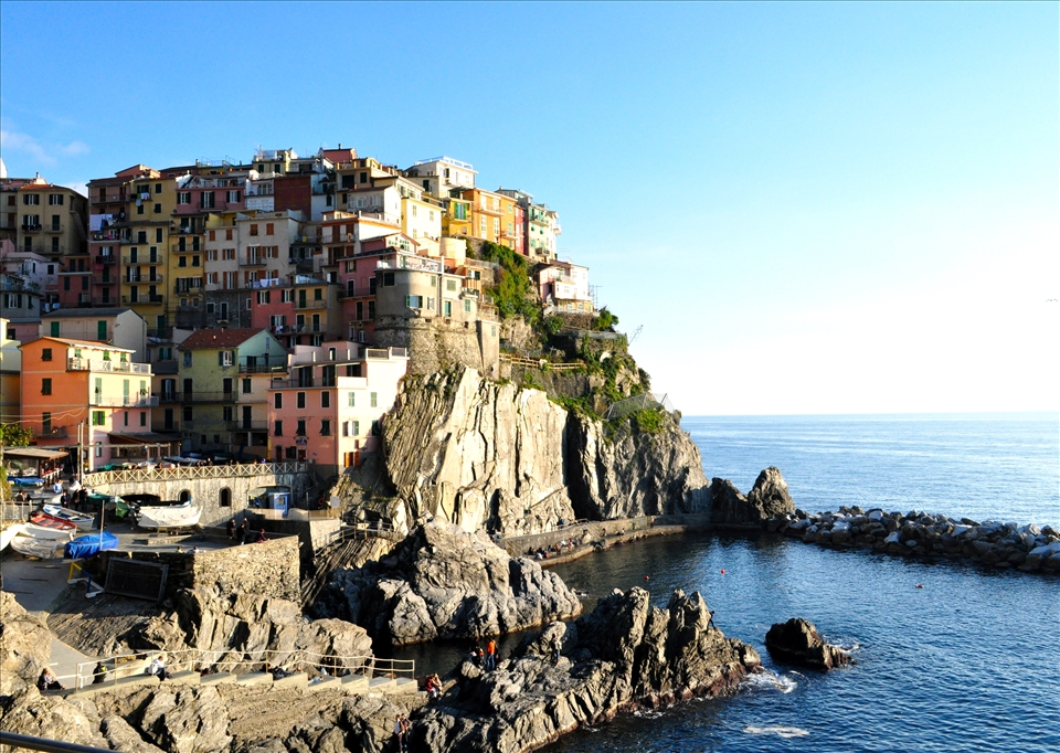 The vibrant colours of The Cinque Terre showcase the beautiful west coast of Italy
