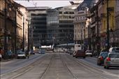 The road to Calvin Square, Budapest, where old few story buildings collide with large glass architecture.: by alidowlaty, Views[1167]