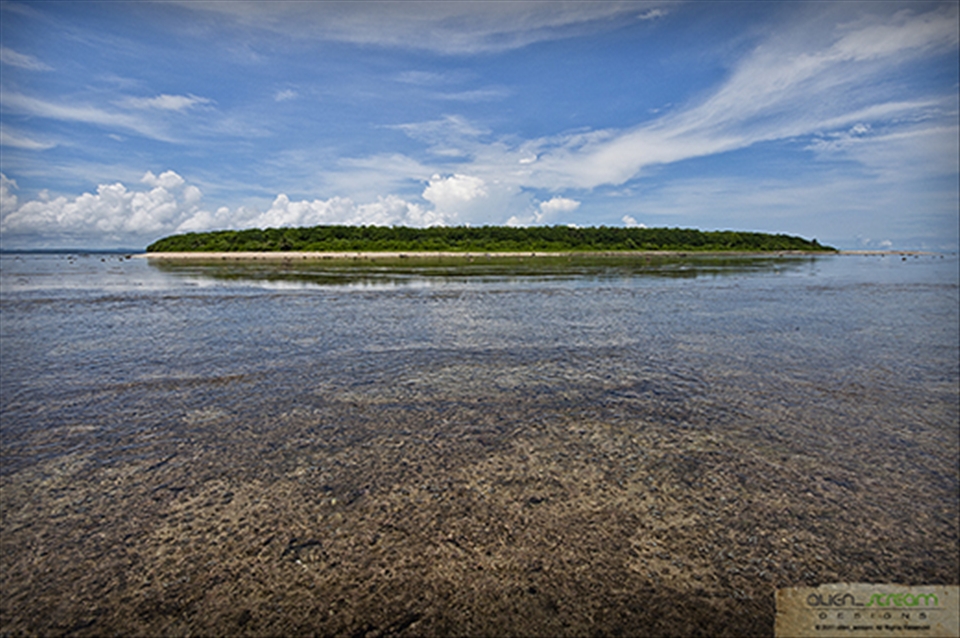 full view of the island