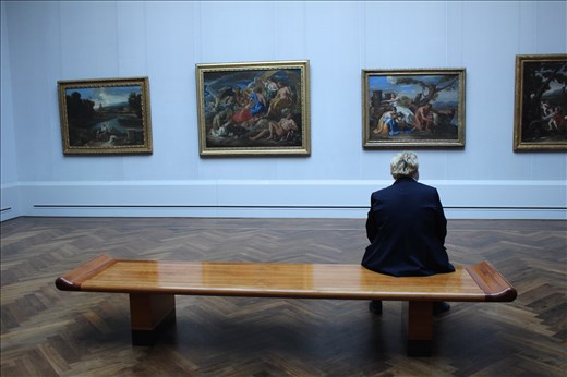 And finally, the dream comes true. A life devoted to art, a life admiring and potecting it. (Gemäldegalerie - Berlin)