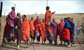 Masai welcome bounce - Ngorongoro, Tanzania: by alimc, Views[638]