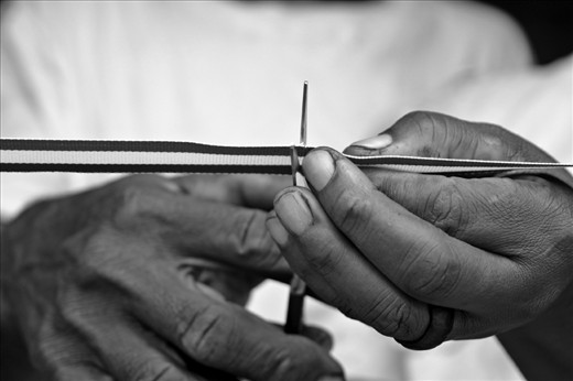 When the volunteers and families finish building a house, the new owners get to cut the ribbon for the inauguration. This particular couple was so excited that they wanted to do it together, at the same time. They’ve worked so hard to pull through that you can’t even tell it’s two different set of hands, making their way through a new beginning.