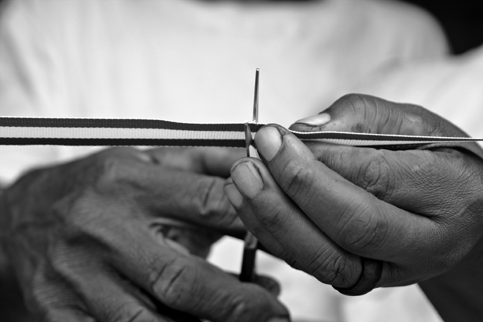 When the volunteers and families finish building a house, the new owners get to cut the ribbon for the inauguration. This particular couple was so excited that they wanted to do it together, at the same time. They’ve worked so hard to pull through that you can’t even tell it’s two different set of hands, making their way through a new beginning.