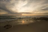 As the tide subsides, the sun makes her way to bed for the day: by alishah, Views[388]