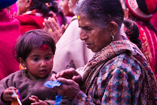Grandmother takes care of granddaughter, who will also be married one day
