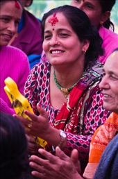 Ladies happily participate in traditional song & dance with much laughter : by alisonevin, Views[300]